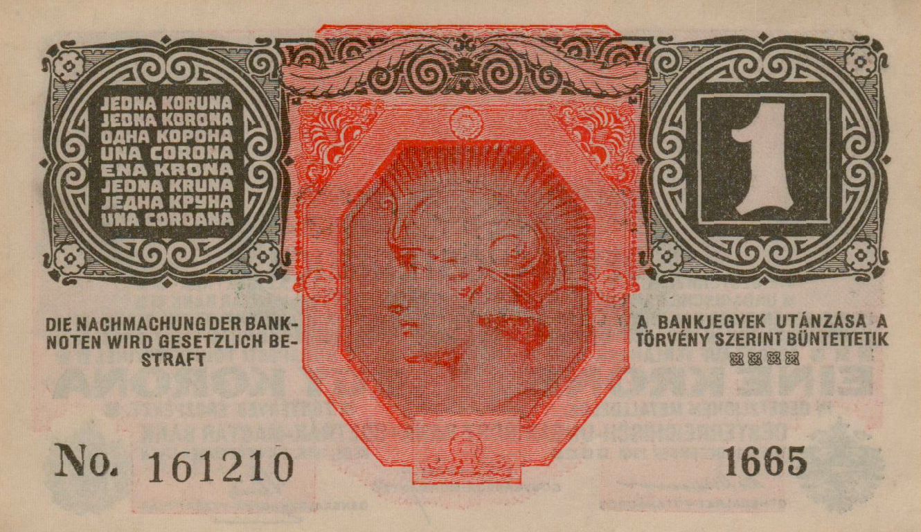 Austria 1 1919 UNC P-49